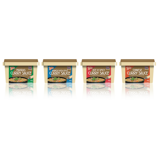 Goldfish Brand Curry Sauce Concentrates - Full Mixed Case